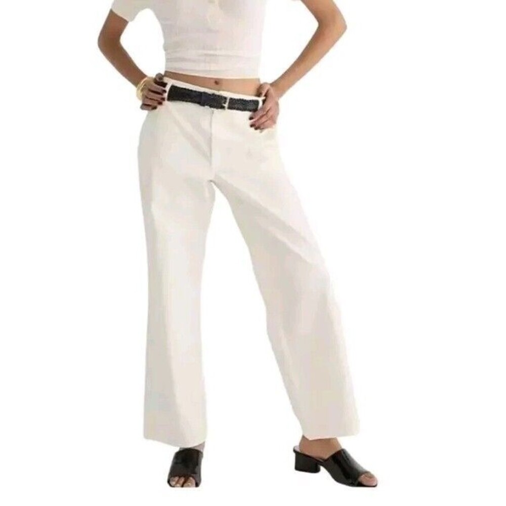 J.Crew Sailor Heritage Chino Pant Straight Leg Natural SMALL MARK NWOT Size 31